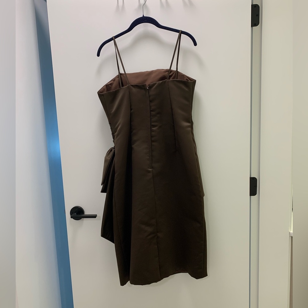 Mori Lee Chocolate Gown - Picture 4 of 10